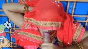 नयी दुल्हन ने लिया मुंह में लण्ड