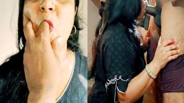 पड़ोसन आंटी को नाश्ते में दे दिया लण्ड