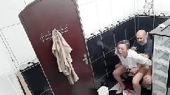 He paid to film the lesbian sucking and fucking in the bar s bathroom